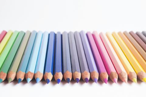 colored pencils