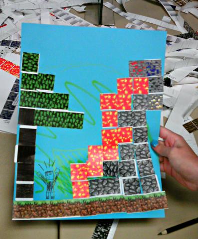 minecraft paper craft