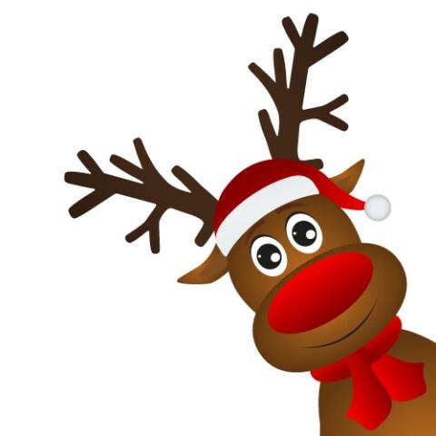 Cartoon reindeer