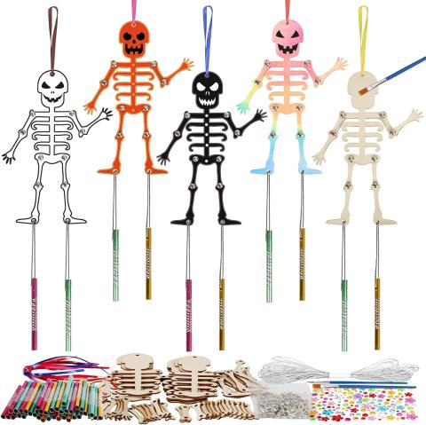 skeleton wind chimes