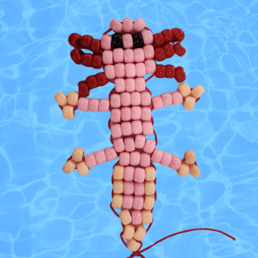 beaded axolotl